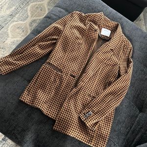 Houndstooth Blazer. Worn once.
